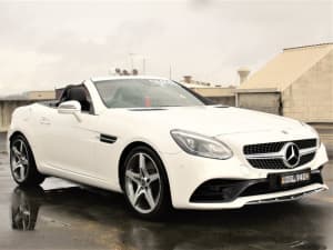 2017 Mercedes-Benz SLC-Class R172 807MY SLC200 9G-Tronic White 9 Speed Sports Automatic Roadster