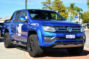 2019 Volkswagen Amarok 2H MY19 TDI580 4MOTION Perm Ultimate Blue 8 Speed Automatic Utility Victoria Park Victoria Park Area Preview