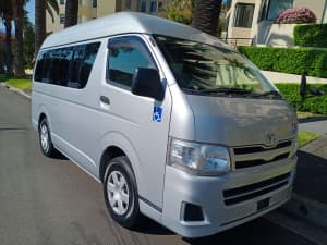 2013 Toyota Hiace  DX LWB  Welcab, Highroof, 58900km, Ready for work. $30999 ($29999) Wollongong Wollongong Area Preview