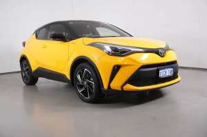 2020 Toyota C-HR NGX10R Koba (2WD) Two Tone Hornet Yellow W/ Contrast Roof Continuous Variable