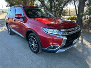 2015 Mitsubishi Outlander ZK LS Red 6 Speed Constant Variable Wagon