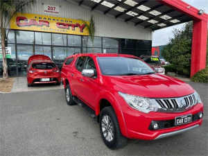 2015 Mitsubishi Triton MQ MY16 GLS Double Cab Red 5 Speed Sports Automatic Utility Traralgon Latrobe Valley Preview