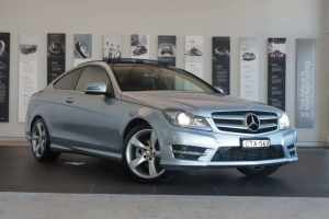 2013 Mercedes-Benz C-Class C204 MY13 C250 7G-Tronic Silver 7 Speed Sports Automatic Coupe