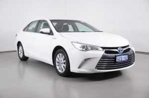 2016 Toyota Camry AVV50R MY16 Altise Hybrid White Continuous Variable Sedan