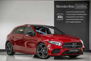 2022 Mercedes-Benz A-Class W177 802MY A180 DCT Red 7 Speed Sports Automatic Dual Clutch Hatchback