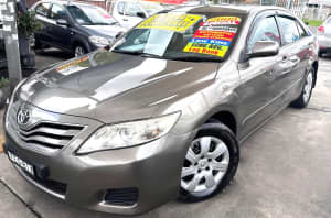 TOYOTA CAMRY ALTISE 10/2009 MY10 AUTOMATIC 4 CYL VERY LOW 148,081 KMS FULL LOGBOOKS LONG AUG 24 REG