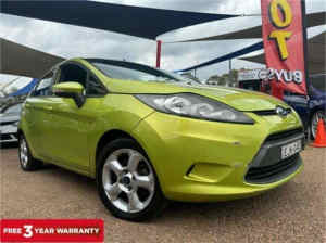 2010 Ford Fiesta WS CL Green 5 Speed Manual Hatchback