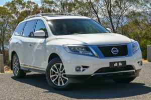 2017 Nissan Pathfinder R52 Series II MY17 ST-L X-tronic 4WD White 1 Speed Constant Variable Wagon