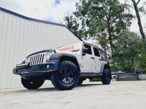 2009 JEEP Wrangler Unlimited SPORT (4x4) $15990 DRIVEAWAY FINANCE FROM $65PW T.A.P
