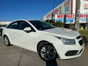 2015 Holden Cruze JH Series II Equipe Sedan 4dr Spts Auto 6sp 1.8i [MY15] White Sports Automatic