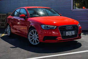 2015 Audi A3 8V MY15 Attraction S Tronic Red 7 Speed Sports Automatic Dual Clutch Sedan