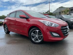 2015 Hyundai i30 GD3 Series 2 Active X Red 6 Speed Automatic Hatchback