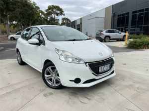2014 Peugeot 208 Active White 4 Speed Automatic Hatchback