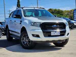 2017 Ford Ranger PX MkII FX4 Double Cab White 6 Speed Manual Utility