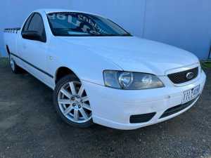 2006 Ford Falcon BF MkII XL White 4 Speed Auto Seq Sportshift Utility Hoppers Crossing Wyndham Area Preview