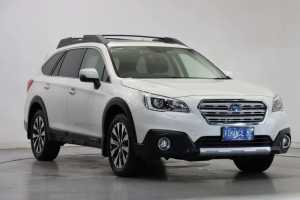 2017 Subaru Outback B6A MY17 2.0D CVT AWD Premium White 7 Speed Constant Variable Wagon