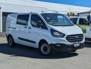 2023 Ford Transit Custom VN 2023.25MY 340L (Low Roof) Frozen White 6 Speed Automatic Double Cab Van