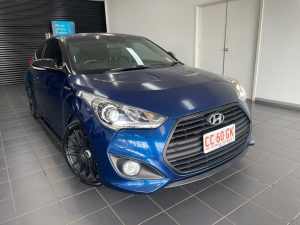 2016 Hyundai Veloster FS5 Series II Street Coupe D-CT Blue 7 Speed Sports Automatic Dual Clutch