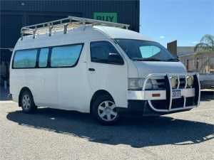 2009 Toyota HiAce KDH223R MY07 Upgrade Commuter White Bus
