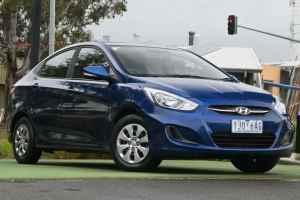 2015 Hyundai Accent RB3 MY16 Active Blue 6 Speed Constant Variable Sedan