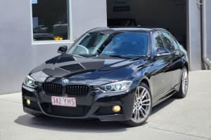 2015 BMW 3 Series F30 MY1114 328i M Sport Black 8 Speed Sports Automatic Sedan
