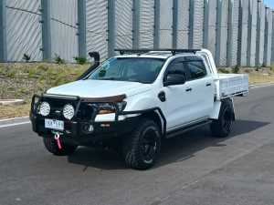 2017 Ford Ranger PX MkII 2018.00MY XL White 6 Speed Manual Cab Chassis Altona North Hobsons Bay Area Preview