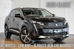 2021 Peugeot 3008 P84 MY21 Allure SUV Black 6 Speed Sports Automatic Hatchback