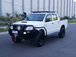2012 Toyota Hilux KUN26R MY12 Workmate Double Cab White 4 Speed Automatic Utility Altona North Hobsons Bay Area Preview