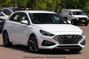 2022 Hyundai i30 PD.V4 MY22 Active White 6 Speed Sports Automatic Hatchback