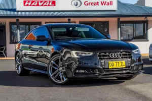 2015 Audi A5 8T MY15 S Tronic Quattro Black 7 Speed Sports Automatic Dual Clutch Coupe
