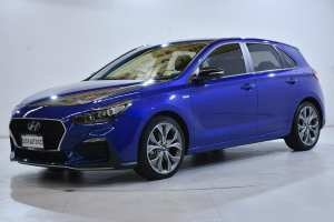 2022 Hyundai i30 PD.V4 MY22 N Line D-CT Blue 7 Speed Sports Automatic Dual Clutch Hatchback Brooklyn Brimbank Area Preview