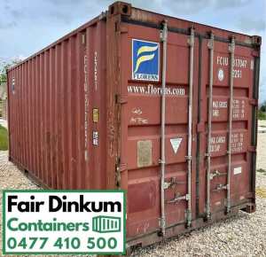20 Foot Used Cargo Graded Shipping Containers - Toowoomba Torrington Toowoomba City Preview