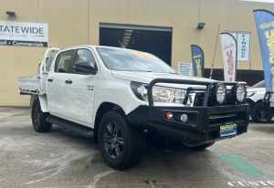 2019 Toyota Hilux GUN126R MY19 SR (4x4) White 6 Speed Automatic Double Cab Chassis Capalaba Brisbane South East Preview