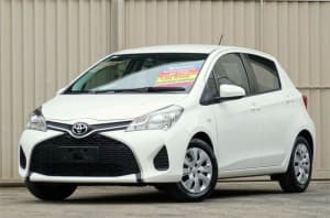 2017 Toyota Yaris NCP130R MY17 Ascent White 4 Speed Automatic Hatchback