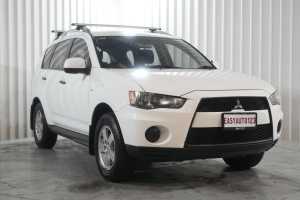 2009 Mitsubishi Outlander ZH MY10 LS White 6 Speed Constant Variable Wagon