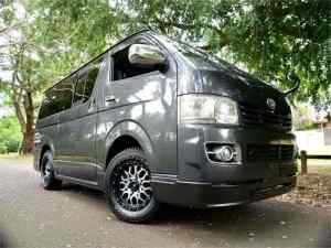 2009 Toyota HiAce KDH206R MY09 UPGRADE 2009 4WD Super GL Super GL 4WD Black Automatic Wagon West Ryde Ryde Area Preview