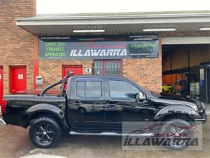 2013 Nissan Navara D40 MY12 ST-X 550 (4x4) Black 7 Speed Automatic Dual Cab Utility Barrack Heights Shellharbour Area Preview