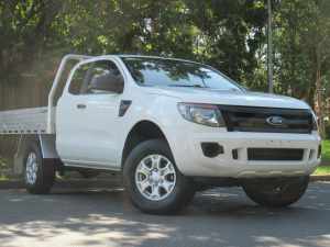 2015 Ford Ranger PX XL Hi-Rider White 6 Speed Sports Automatic Cab Chassis