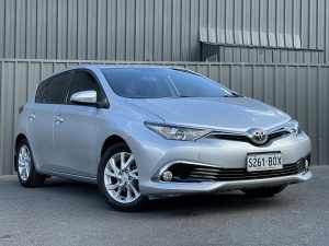 2017 Toyota Corolla ZRE182R Ascent Sport Silver 6 Speed Manual Hatchback