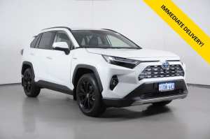 2024 Toyota RAV4 Axah54R Cruiser (AWD) Hybrid Frosted White Continuous Variable Wagon