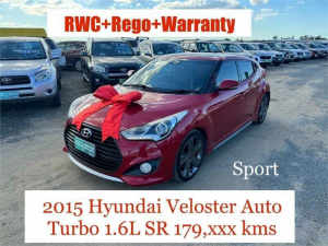 2015 Hyundai Veloster FS3 SR Turbo Red 6 Speed Automatic Coupe Archerfield Brisbane South West Preview