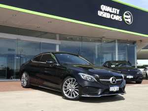 2018 Mercedes-Benz C-Class C205 808MY C200 9G-Tronic Black 9 Speed Sports Automatic Coupe