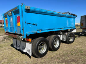Hercules HEDT-3 Tri-Axle Super Dog Steel Tipper Trailer.  Inverell Inverell Area Preview