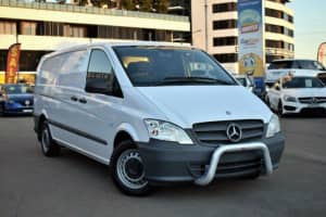2012 Mercedes-Benz Vito 639 MY11 113CDI Van LWB 5dr Auto 5sp 1110kg 2.1DT Arctic White Automatic Van