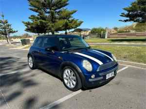 2003 Mini Hatch R50 Cooper Blue 6 Speed Constant Variable Hatchback Hendon Charles Sturt Area Preview