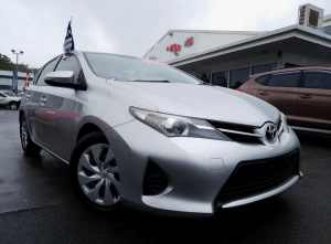 2014 Toyota Corolla ZRE182R Ascent S-CVT Silver 7 Speed Constant Variable Hatchback