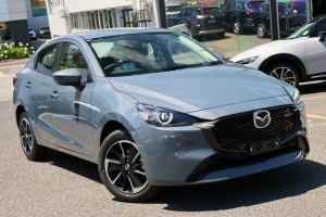 2023 Mazda 2 DL2SAA G15 SKYACTIV-Drive GT Grey 6 Speed Sports Automatic Sedan