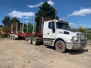 Iveco powerstar log truck Cuprona Central Coast Preview