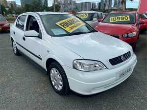 2003 Holden Astra TS MY03 City White 4 Speed Automatic Hatchback