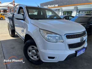 2014 Holden Colorado RG MY14 LX (4x2) White 6 Speed Automatic Cab Chassis